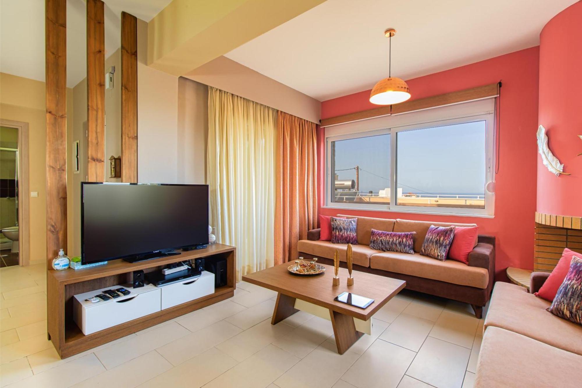 Theo Villas With Sea View Marathokefala Room photo