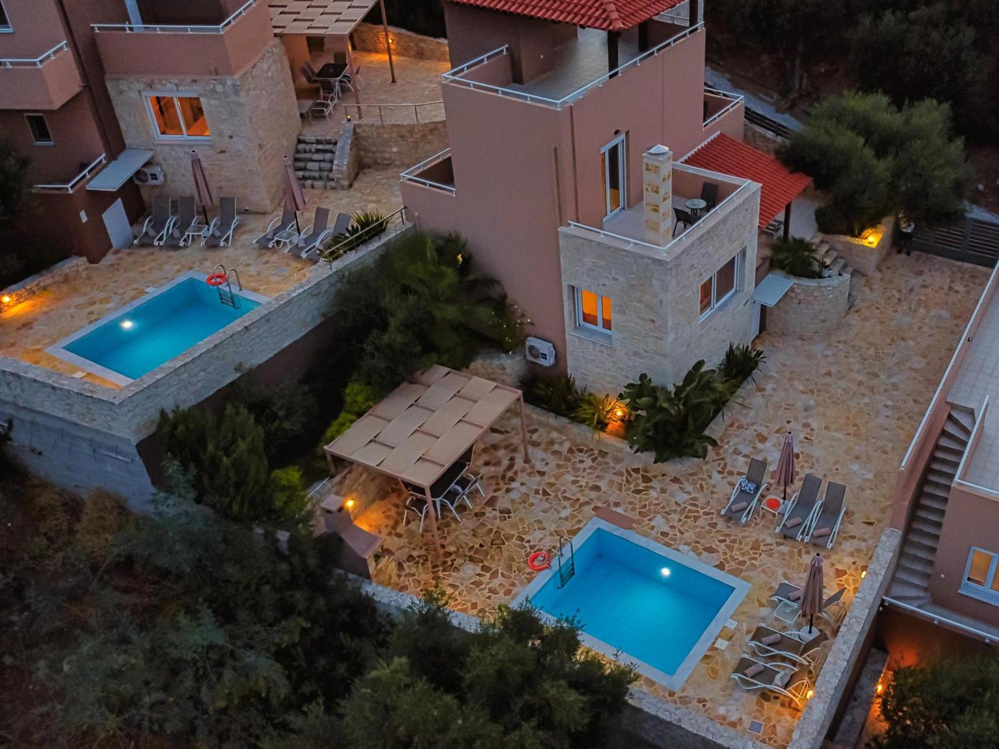 Theo Villas With Sea View Marathokefala Room photo