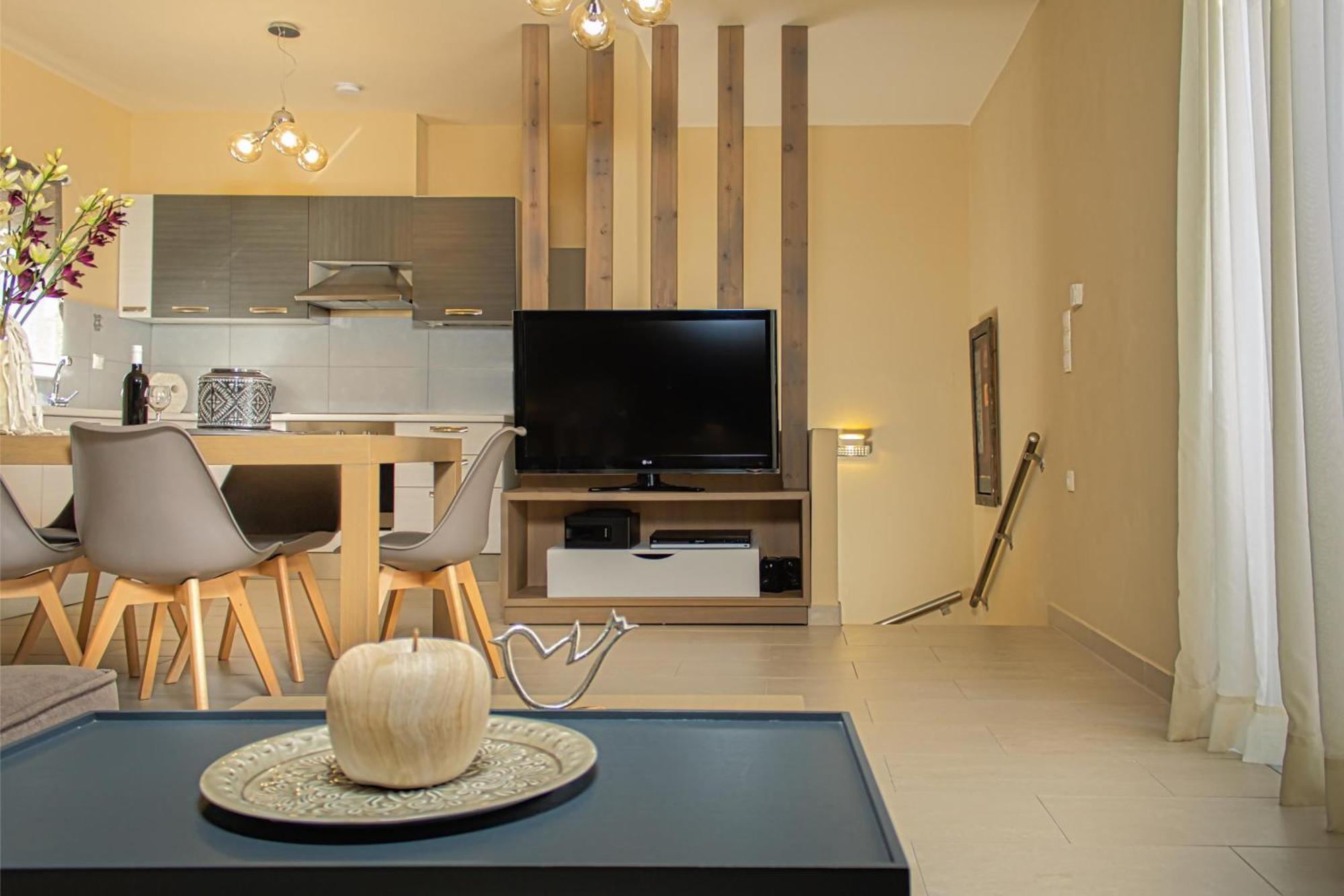 Theo Villas With Sea View Marathokefala Room photo